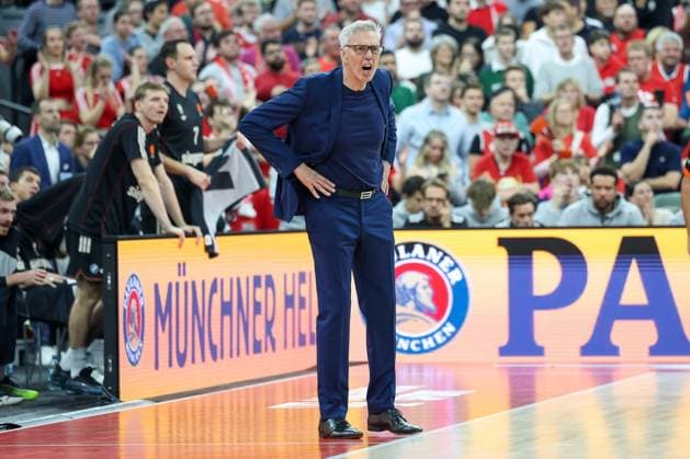 Gordon Herbert (FC Bayern Basketball, Cheftrainer) schreit, GER, FC Bayern Basketball vs. Real Madrid, Basketball, Euroleague, 7. Spieltag, Saison 2025 2026, 28.10.2025, GER, FC Bayern Basketball vs. Real Madrid, Basketball, Euroleague, 7. Spieltag, Saison 2025 2026, 28.10.2025 Muenchen Copyright: xEibner-Pressefoto JennixMaulx EP_JML