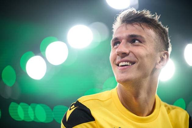 MOENCHENGLADBACH, GERMANY - 28 OCTOBER, 2025: Hans Christian Bernat - The football match of Germany Cup DFB Pokal Borussia Moenchengladbach vs Karlsruher SC at Borussia Park.  Copyright: xVitaliixKliuievx
