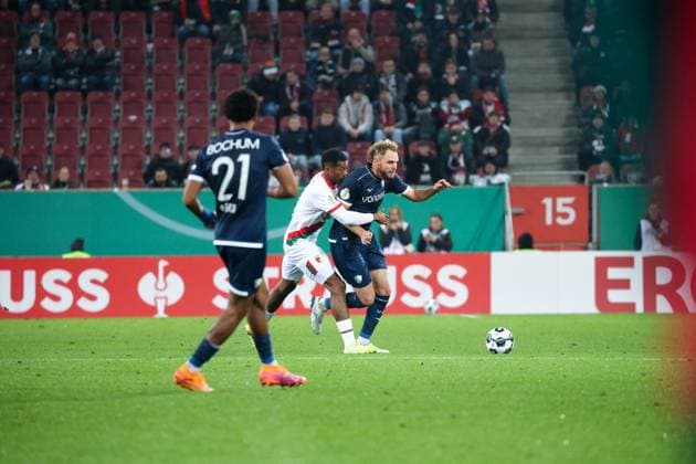 Deutschland: DFB-Pokal 2025 26, 2. Runde - FC Augsburg vs VfL Bochum - WWK Arena (Augsburg): Augsburg WWK Arena Bayern Deutschland Copyright: xBenedictxChristx