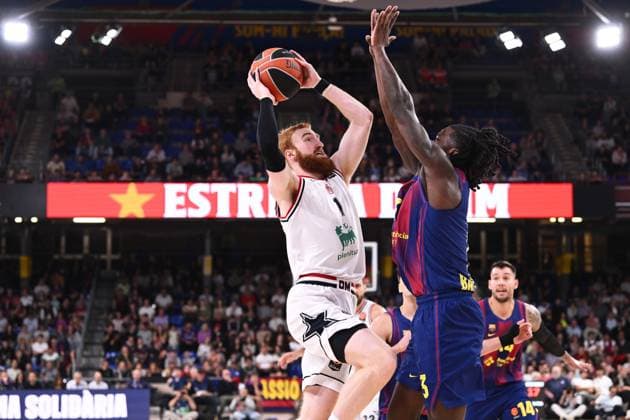 NiccolÃ² Mannion FC Barcellona - EA7 Emporio Armani Olimpia Milano EuroLeague 2025-26 Barcellona, 28 10 2025 Foto M.Ceretti Ciamillo-Castoria Barcellona  Copyright: xMassimoxCerettix