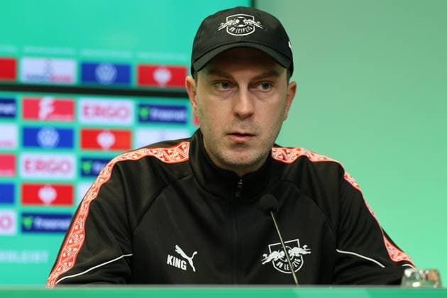 Trainer: Ole Werner (Leipzig) Fussball DFB-Pokal 2. Hauptrunde 2025 2026 FC Energie Cottbus - RB Leipzig