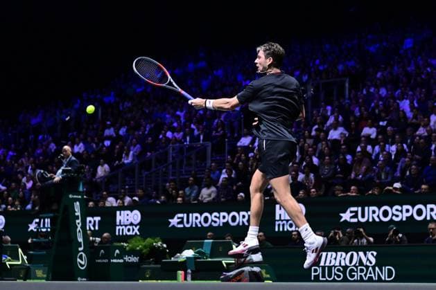 TENNIS : Rolex Paris Masters - Paris - 28 10 2025 Cameron Norrie ( Great Britain ) during the Rolex Paris Masters at Paris La Defense Arena on October 28, 2025 in Nanterre, France. (Photo by Federico Pestellini PSNewz ) ParisFrance  Copyright: xFedericoxPestellinix