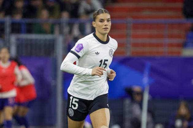 Caen, Frankreich 28. Oktober 2025: UEFA Nations League Women - 2025 2026 - Frankreich vs. Deutschland Im Bild: Selina Cerci (Deutschland) Stade Michel-dÂ Ornano Copyright: xFotostandx xFantinix