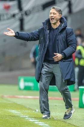 Fußball DFB Pokal - Eintracht Frankfurt - Borussia Dortmund am 28.10.2025 im Deutsche Bank Park in Frankfurt Trainer Niko Kovac (Dortmund) gibt lautstark Anweisungen