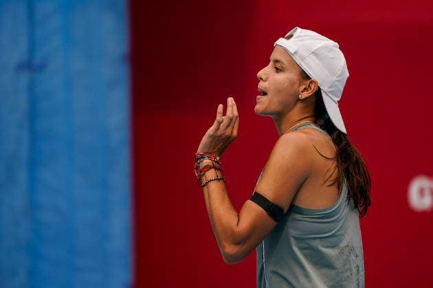 Hong Kong Tennis Open - Day 5 Colombian tennis player Emiliana Arango during a match at the Hong Kong Tennis Open on October 29, 2025 in Hong Kong. (Photo by Vernon Yuen Nexpher Images) Hong Kong
