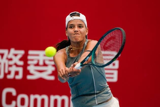 Hong Kong Tennis Open - Day 5 Colombian tennis player Emiliana Arango during a match at the Hong Kong Tennis Open on October 29, 2025 in Hong Kong. (Photo by Vernon Yuen Nexpher Images) Hong Kong