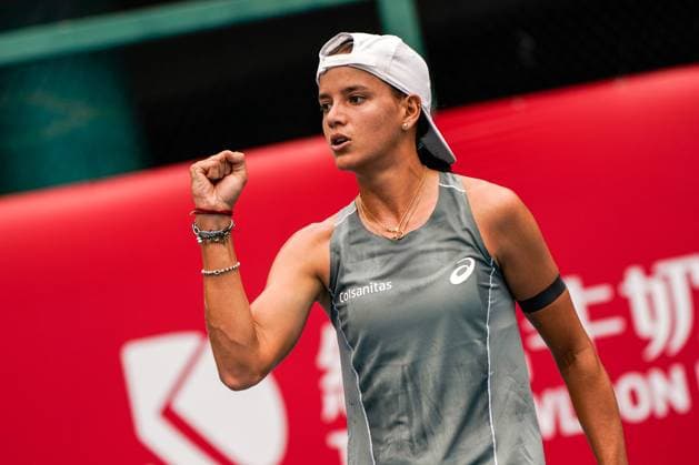 Hong Kong Tennis Open - Day 5 Colombian tennis player Emiliana Arango during a match at the Hong Kong Tennis Open on October 29, 2025 in Hong Kong. (Photo by Vernon Yuen Nexpher Images) Hong Kong