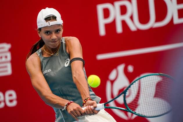 Hong Kong Tennis Open - Day 5 Colombian tennis player Emiliana Arango during a match at the Hong Kong Tennis Open on October 29, 2025 in Hong Kong. (Photo by Vernon Yuen Nexpher Images) Hong Kong