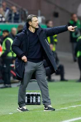 v.l. Trainer Niko Kovac (Borussia Dortmund), 28.10.2025, Fussball, DFB-Pokal, Eintracht Frankfurt - Borussia Dortmund, GER, Frankfurt am Main, Deutsche Bank Park, DFB REGULATIONS PROHIBIT ANY USE OF PHOTOGRAPHS AS IMAGE SEQUENCES AND OR QUASI-VIDEO. Copyright: HMBxMedia xHeikoxBecker