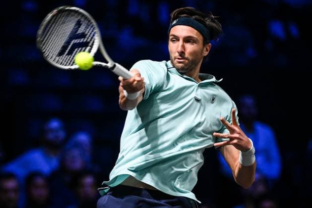 October 29, 2025, Nanterre, France, France: Arthur RINDERKNECH of France during the third day of the Rolex Paris Masters 1000 tennis tournament at Accor Arena on October 29, 2025 in Nanterre near Paris, France. Nanterre France - ZUMAm308 20251029_zsp_m308_005 Copyright: xMatthieuxMirvillex