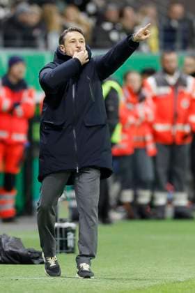 v.l. Trainer Niko Kovac (Borussia Dortmund), 28.10.2025, Fussball, DFB-Pokal, Eintracht Frankfurt - Borussia Dortmund, GER, Frankfurt am Main, Deutsche Bank Park, DFB REGULATIONS PROHIBIT ANY USE OF PHOTOGRAPHS AS IMAGE SEQUENCES AND OR QUASI-VIDEO. Copyright: HMBxMedia xHeikoxBecker