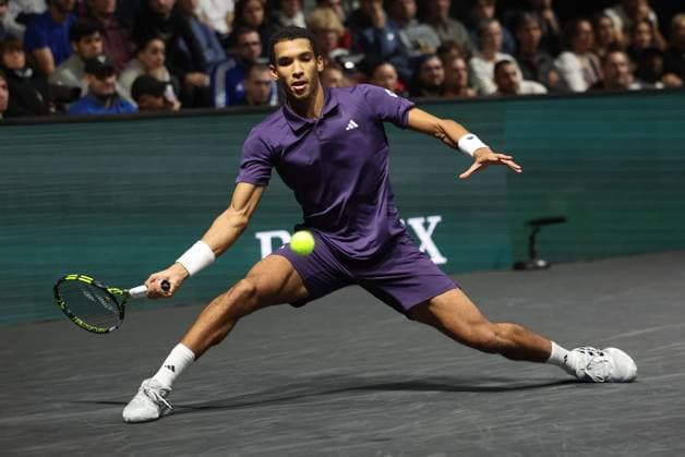 ROLEX PARIS MASTERS TENNIS 2025 Thierry Larret MAXPPP - Nanterre (92) 29 10 2025 Thierry Larret Maxppp. Tennis. Rolex Paris Masters. Paris La Defense, Nanterre (92). Du 25 octobre au 2 novembre 2025. Mercredi 29 octobre 2025. Felix AUBER-ALIASSIME (CAN) vs Alexander MULLER (FRA) Nanterre (92) PARIS LA DEFENSE ARENA ILE DE FRANCE FRANCE  Copyright: xMAXPPPxThierryxLarretx TLR202510291618 TLR202510291618
