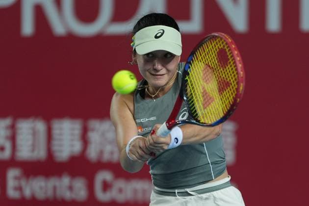 Hong Kong Tennis Open - Day 5 German tennis player Eva Lys during a match at the Hong Kong Tennis Open on October 29, 2025 in Hong Kong (Photo by Ethan Hunter Nexpher Images) Hong Kong