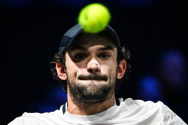 October 29, 2025, Nanterre, France, France: Valentin VACHEROT of Monaco during the third day of the Rolex Paris Masters 1000 tennis tournament at Accor Arena on October 29, 2025 in Nanterre near Paris, France. Nanterre France - ZUMAm308 20251029_zsp_m308_035 Copyright: xMatthieuxMirvillex