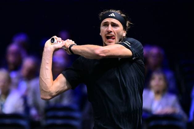 TENNIS : Rolex Paris Masters - Paris - 29 10 2025 Alexander Zverev ( Germany ) during the Rolex Paris Masters at Paris La Defense Arena on October 29, 2025 in Nanterre, France. (Photo by Federico Pestellini PSNewz ) ParisFrance  Copyright: xFedericoxPestellinix