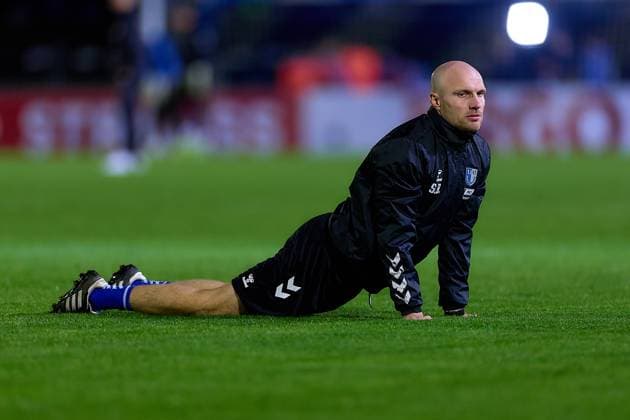 Silvio Bankert (1. FC Magdeburg, Co-Trainer) beim Aufwaermen GER, FV Illertissen 1921 e.V. vs 1. FC Magdeburg, Fussball, Herren DFB Pokal, 2. Runde, Saison 2025 2026, 29.10.2025 GER, FV Illertissen 1921 e.V. vs 1. FC Magdeburg, Fussball, Herren DFB Pokal, 2. Runde, Saison 2025 2026, 29.10.2025 Illertissen Copyright: xEibner-Pressefoto GeraldxOelze-dexStoppanyx EP_ODS