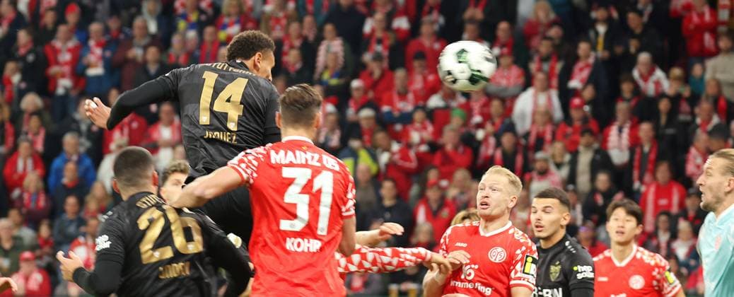 29.10.2025, Deutschland, Mainz, Fußball DFB Pokal 2. Runde, Saison 2025 2026, 1. FSV Mainz 05 vs. VfB Stuttgart, 0:1 Tor, Torschütze Luca Jaquez (VfB)