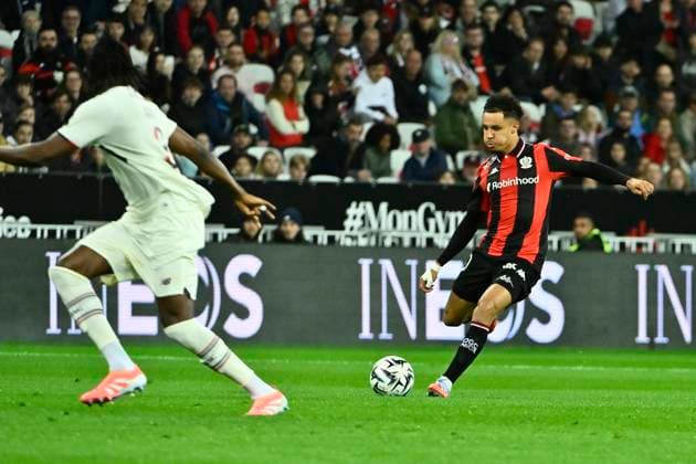 FOOTBALL : OGC Nice vs LOSC Lille - ligue 1 - 29 10 25 Nice™s forward 10 Sofiane Diop during the French L1 2025-2026 season football match between OGC Nice and LOSC Lille at Louis II stadium of Monaco, south France, on October 29, 2025. NICEFrance  Copyright: xfredxDIDES psnewzx