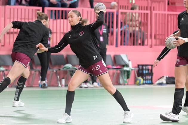 Marie Luisa Stumpf (TusSies Metzingen, 24) TusSies Metzingen vs. HSG Bensheim Auerbach, Handball, Alsco HBF, 5.Ligaspieltag, Saison 2025 2026, 29.10.2025 TusSies Metzingen vs. HSG Bensheim Auerbach, Handball, Alsco HBF, 5.Ligaspieltag, Saison 2025 2026, 29.10.2025 Tuebingen Copyright: xEibner-Pressefoto TobiasxBaurx EP_TBR