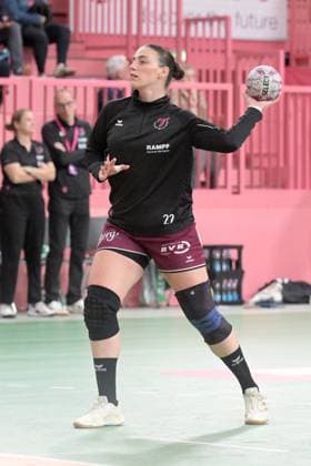 Gabriela Clausson Bitolo (TusSies Metzingen, 22) TusSies Metzingen vs. HSG Bensheim Auerbach, Handball, Alsco HBF, 5.Ligaspieltag, Saison 2025 2026, 29.10.2025 TusSies Metzingen vs. HSG Bensheim Auerbach, Handball, Alsco HBF, 5.Ligaspieltag, Saison 2025 2026, 29.10.2025 Tuebingen Copyright: xEibner-Pressefoto TobiasxBaurx EP_TBR