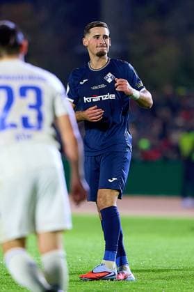 Enttaeuschung bei Milos Cocic (FV Illertissen, 08) nach seinem vergebenen Freistoss GER, FV Illertissen 1921 e.V. vs 1. FC Magdeburg, Fussball, Herren DFB Pokal, 2. Runde, Saison 2025 2026, 29.10.2025 GER, FV Illertissen 1921 e.V. vs 1. FC Magdeburg, Fussball, Herren DFB Pokal, 2. Runde, Saison 2025 2026, 29.10.2025 Illertissen Copyright: xEibner-Pressefoto GeraldxOelze-dexStoppanyx EP_ODS