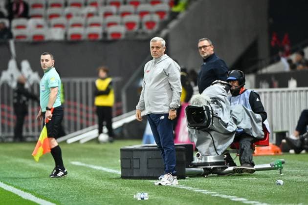 OGC Nice v Lille OSC - Ligue 1 McDonald s 2025 2026 Bruno GENESIO (Entraineur Lille LOSC) during the Ligue 1 McDonald s match between Nice and Lille at Allianz Riviera on October 29, 2025 in Nice, France. Nice France  Copyright: xFEPx 776348181