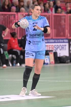 Mareike Thomaier (HSG Bensheim Auerbach, 02) TusSies Metzingen vs. HSG Bensheim Auerbach, Handball, Alsco HBF, 5.Ligaspieltag, Saison 2025 2026, 29.10.2025 TusSies Metzingen vs. HSG Bensheim Auerbach, Handball, Alsco HBF, 5.Ligaspieltag, Saison 2025 2026, 29.10.2025 Tuebingen Copyright: xEibner-Pressefoto TobiasxBaurx EP_TBR