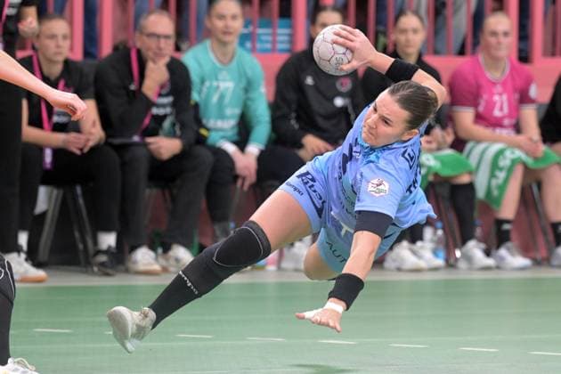 Mareike Thomaier (HSG Bensheim Auerbach, 02) TusSies Metzingen vs. HSG Bensheim Auerbach, Handball, Alsco HBF, 5.Ligaspieltag, Saison 2025 2026, 29.10.2025 TusSies Metzingen vs. HSG Bensheim Auerbach, Handball, Alsco HBF, 5.Ligaspieltag, Saison 2025 2026, 29.10.2025 Tuebingen Copyright: xEibner-Pressefoto TobiasxBaurx EP_TBR