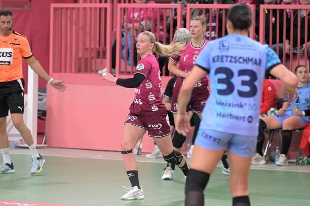 Charlotte Cholevova (TusSies Metzingen, 96) TusSies Metzingen vs. HSG Bensheim Auerbach, Handball, Alsco HBF, 5.Ligaspieltag, Saison 2025 2026, 29.10.2025 TusSies Metzingen vs. HSG Bensheim Auerbach, Handball, Alsco HBF, 5.Ligaspieltag, Saison 2025 2026, 29.10.2025 Tuebingen Copyright: xEibner-Pressefoto TobiasxBaurx EP_TBR