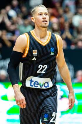 29.10.2025, xomx, Basketball BKT EuroCup 2025 2026, NINERS Chemnitz - ratiopharm ulm v.l. Thomas Klepeisz (Ratiopharm Ulm). Portrait, Portraet, Chemnitz