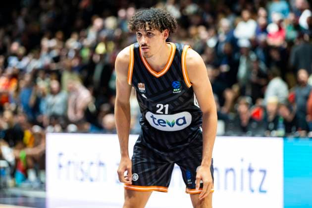 29.10.2025, xomx, Basketball BKT EuroCup 2025 2026, NINERS Chemnitz - ratiopharm ulm v.l. Alec Anigbata (Ratiopharm Ulm). Portrait, Portraet, Chemnitz