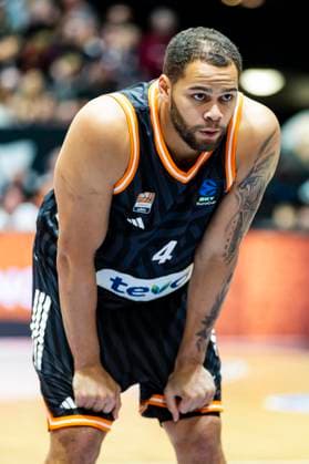 29.10.2025, xomx, Basketball BKT EuroCup 2025 2026, NINERS Chemnitz - ratiopharm ulm v.l. Christopher Ledlum (Ratiopharm Ulm). Portrait, Portraet, Chemnitz