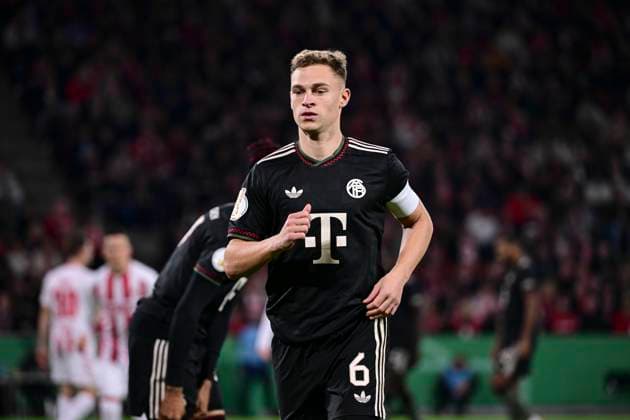 Joshua Kimmich 6 (FC Bayern Muenchen)1.FC Koeln vs. FC Bayern Muenchen, DFB-Pokal, 2. Runde, 29.10.2025 DFB regulations prohibit any use of photographs as image sequences and or quasi-video Koeln Nordrhein-Westfalen Deutschland
