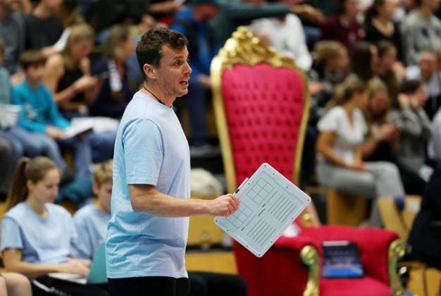 BAU 29.10.2025 Ludwigsburg Volleyball Barock Volleys MTV Ludwigsburg vs. ASV Dachau, Trainer Patrick Steuerwald (Dachau)