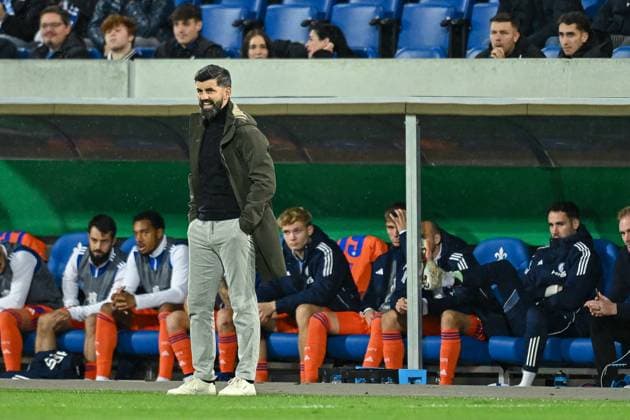 29.10.2025, Fussball, DFB-Pokal, 2. Runde, Saison 2025 2026, FC Schalke 04 - SV Darmstadt 98, Trainer Miron Muslic (FC Schalke 04) xRHR-FOTO YYx Copyright: KROEGER RHR-FOTOx RHR-FOTO YY