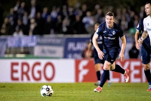 29.10.2025, Fussball, Saison 2025 2026, DFB-Pokal, Vöhlinstadion Illertissen, 2. Runde, FV Illertissen - 1. FC Magdeburg, Freisteller Einzelbild 31 Tobias Rühle (FV Illertissen) Illertissen Vöhlinstadion Bayern Deutschland xRHR-FOTO LFx Copyright: RHR-FOTOx RHR-FOTO LF