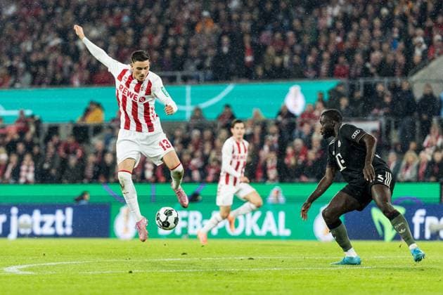 DFB Pokal: 1. FC Koeln vs. FC Bayern Muenchen, 29.10.2025 COLOGNE, GERMANY - OCTOBER 29: Said El Mala (1. FC Koeln, 13) controls the ball during the DFB Pokal match between 1. FC Koeln vs. FC Bayern Muenchen at RheinEnergiestadion on matchday 2 of DFB Pokal on October 28, 2025 in Cologne, Germany. DFB REGULATIONS PROHIBIT ANY USE OF PHOTOGRAPHS AS IMAGE SEQUENCES AND OR QUASI-VIDEO. Copyright: xBEAUTIFULxSPORTS Wunderlx
