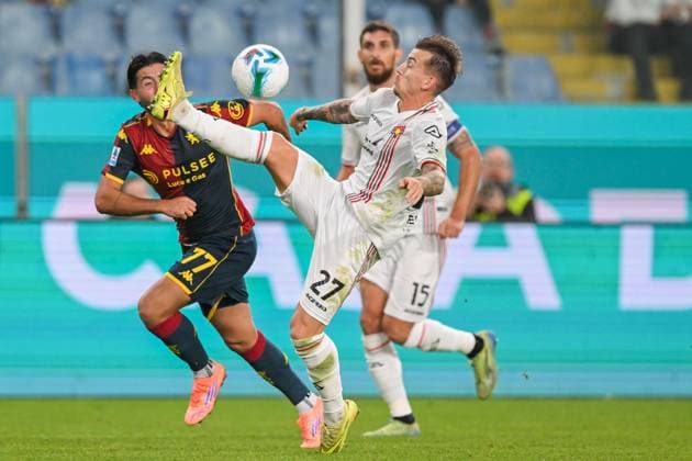 Cremonese s Jari Vandeputte in action during the Serie A soccer match between Genoa and Cremonese at the Luigi Ferraris Stadium in Genoa, Italy - Wednesday 29, October 19, 2025. - Soccer .  Copyright: xTanoxPecoraro LaPressex