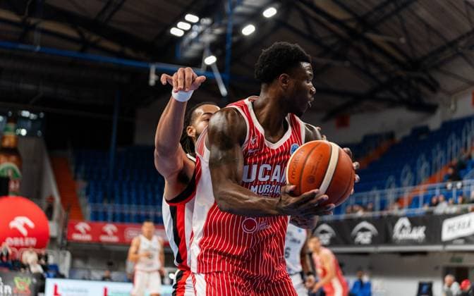 LUBLIN 29.10.2025 KOSZYKOWKA FIBA EUROPE CUP 2025 PGE START LUBLIN - UCAM MURCIA CB BASKETBALL FIBA EUROPE CUP 2025 IN LUBLIN PGE START LUBLIN VS. UCAM MURCIA CB N Z ¨ FOT. MATEUSZ MICHALEWSKI NEWSPIX.PL --- newspix.pl POLAND OUT! 