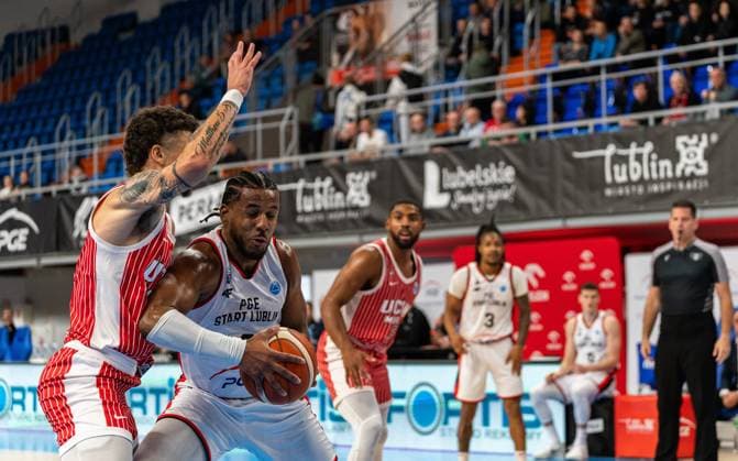 LUBLIN 29.10.2025 KOSZYKOWKA FIBA EUROPE CUP 2025 PGE START LUBLIN - UCAM MURCIA CB BASKETBALL FIBA EUROPE CUP 2025 IN LUBLIN PGE START LUBLIN VS. UCAM MURCIA CB N Z JORDAN WRIGHT¨ FOT. MATEUSZ MICHALEWSKI NEWSPIX.PL --- newspix.pl POLAND OUT! 