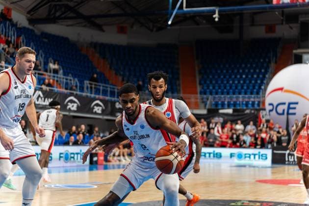 LUBLIN 29.10.2025 KOSZYKOWKA FIBA EUROPE CUP 2025 PGE START LUBLIN - UCAM MURCIA CB BASKETBALL FIBA EUROPE CUP 2025 IN LUBLIN PGE START LUBLIN VS. UCAM MURCIA CB N Z QUINCY FORD¨ FOT. MATEUSZ MICHALEWSKI NEWSPIX.PL --- newspix.pl POLAND OUT! 