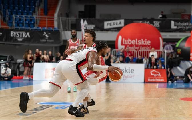 LUBLIN 29.10.2025 KOSZYKOWKA FIBA EUROPE CUP 2025 PGE START LUBLIN - UCAM MURCIA CB BASKETBALL FIBA EUROPE CUP 2025 IN LUBLIN PGE START LUBLIN VS. UCAM MURCIA CB N Z ¨ FOT. MATEUSZ MICHALEWSKI NEWSPIX.PL --- newspix.pl POLAND OUT! 