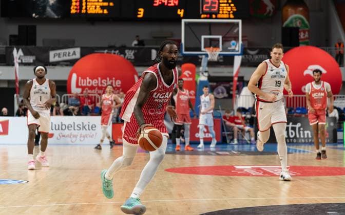 LUBLIN 29.10.2025 KOSZYKOWKA FIBA EUROPE CUP 2025 PGE START LUBLIN - UCAM MURCIA CB BASKETBALL FIBA EUROPE CUP 2025 IN LUBLIN PGE START LUBLIN VS. UCAM MURCIA CB N Z HOWARD SANT-ROOS¨ FOT. MATEUSZ MICHALEWSKI NEWSPIX.PL --- newspix.pl POLAND OUT! 