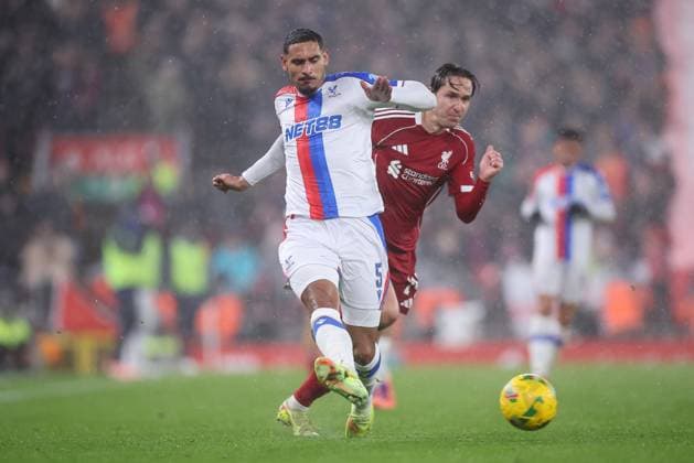 Liverpool v Crystal Palace 29 October 2025, Liverpool - Carabao Cup Fourth Round Football - Liverpool v Crystal Palace. Maxence Lacroix of Crystal Palace (photo by Daniel Chesterton) Liverpool UK Copyright: xDanielxChestertonxOffside
