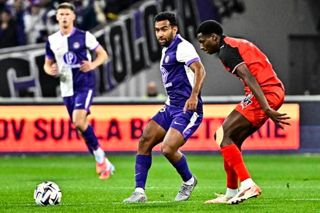 FOOTBALL : Toulouse vs Rennes - 10eme Journee de Ligue 1 McDonald S - Toulouse - 29 10 2025 Cristian Casseres (tfc) Toulouse  Copyright: xThierryxBretonx