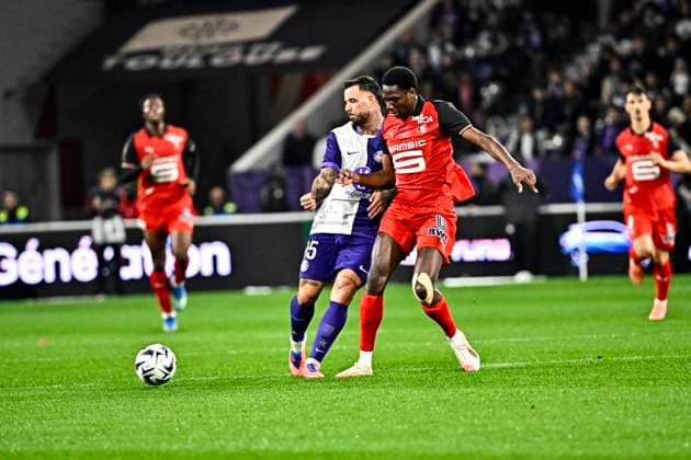 FOOTBALL : Toulouse vs Rennes - 10eme Journee de Ligue 1 McDonald S - Toulouse - 29 10 2025 Aron Donnum (tfc) Toulouse  Copyright: xThierryxBretonx