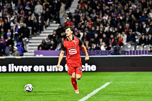 FOOTBALL : Toulouse vs Rennes - 10eme Journee de Ligue 1 McDonald S - Toulouse - 29 10 2025 But et joie Esreban Lepaul (sr) Toulouse  Copyright: xThierryxBretonx