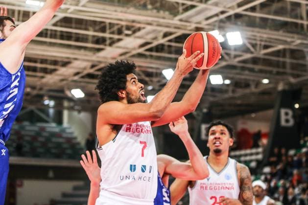 Tomas Woldetensae (Unahotels Reggio Emilia) during UNA Hotels Reggio Emilia vs KK Cibona, Basketball FIBA Europe Cup match in Reggio Emilia, Italy, October 29 2025  Copyright: xAlessandroxCatellani IPAxSportx xipa-agency.netx xx IPA_67246328 IPA_Agency_IPA67246328
