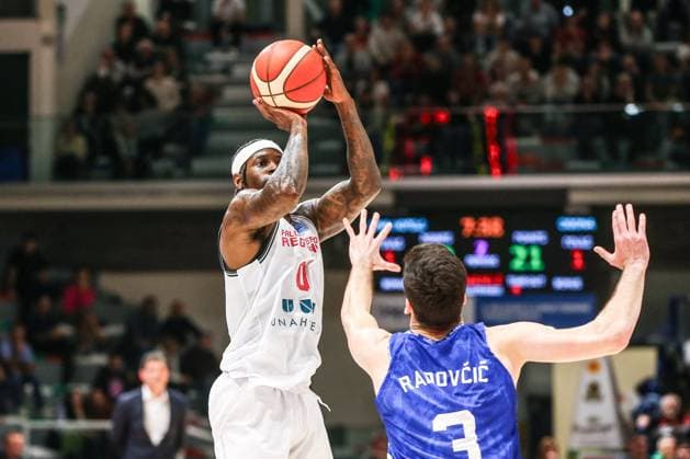 BASKET - Basket FIBA Europe Cup - UNA Hotels Reggio Emilia vs KK Cibona Jaylen Barford (Unahotels Reggio Emilia) during UNA Hotels Reggio Emilia vs KK Cibona, Basketball FIBA Europe Cup match in Reggio Emilia, Italy, October 29 2025 Reggio Emilia Italy  Copyright: xIPAxSport ABACAx