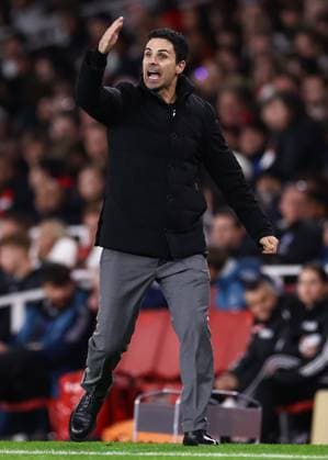 Arsenal v Brighton & Hove Albion 29 October 2025, London - Carabao Cup - Fourth Round - Arsenal v Brighton & Hove Albion - Arsenal manager Mikel Arteta - Photo: Jacques Feeney Offside. London UK Copyright: xJacquesxFeeneyx xOffsidexOffside